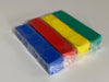 Blue red yellow and green clay for Clay Crusher - The board game with clay